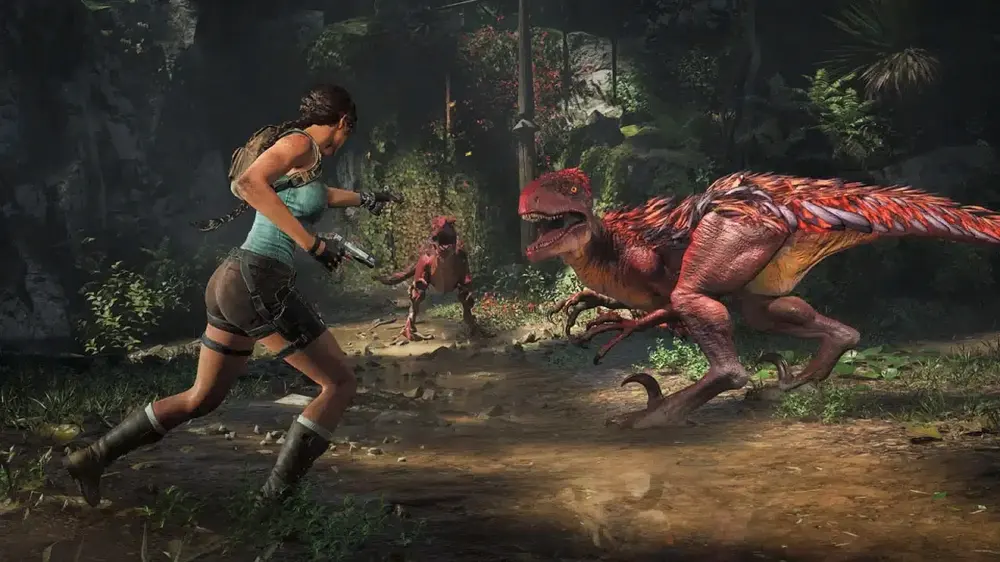 В Tomb Raider Legacy of Atlantis можно выбрать классический геймплей или стиль "выживания", отключив крафт и прогрессию