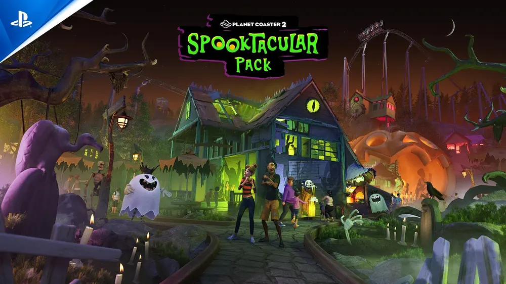 Planet Coaster 2 получила Spooktacular Pack с аттракционами в стиле ужасов