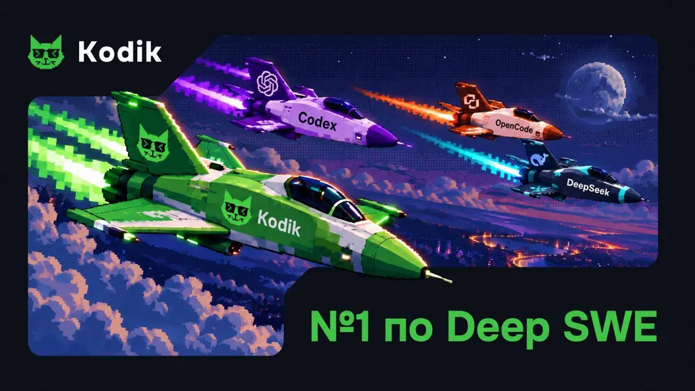 Как Kodik переиграл (и уничтожил) Codex, DeepSeek Harness и OpenCode на DeepSWE 1.1