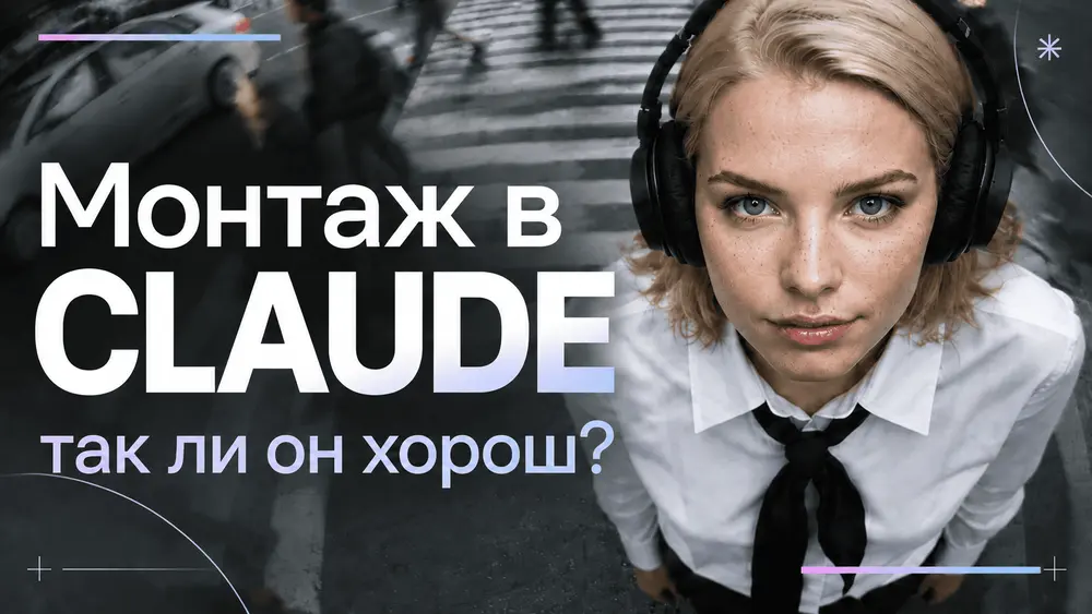 Автомонтаж в Claude — скам или реальная революция? Генерация видео ИИ в Клоде в России