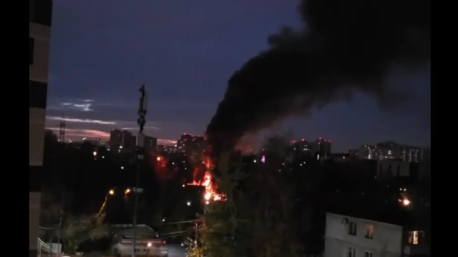 Пожарные локализовали пожар в Мытищах