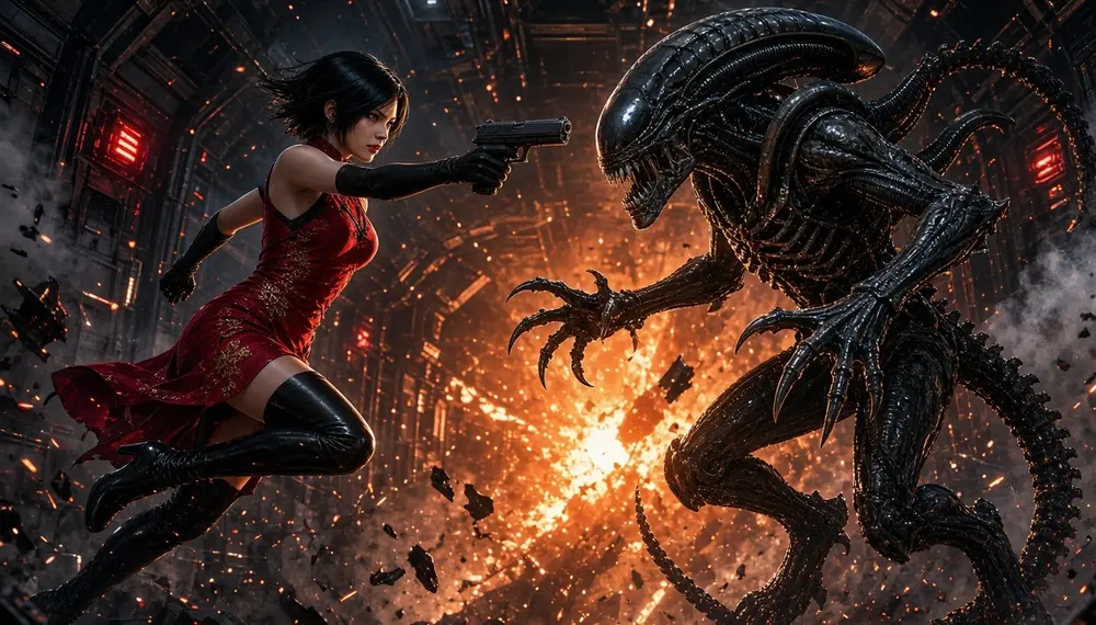 Capcom устроила неожиданный кроссовер: кто из героев Resident Evil выживет на станции "Севастополь" из Alien: Isolation?
