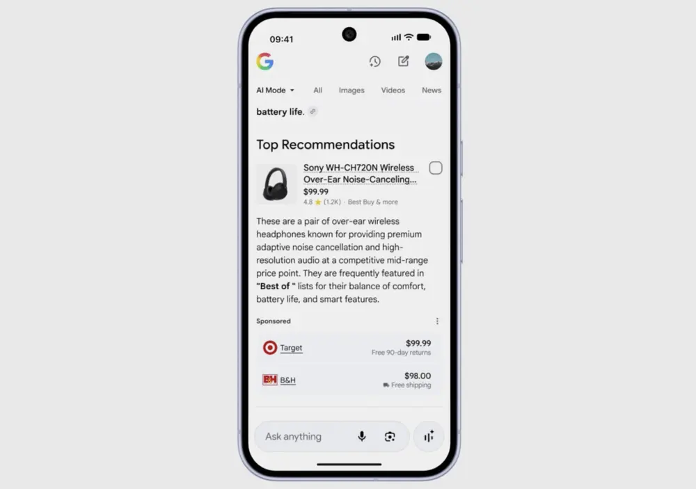 AI‑поиск снизил выручку Google от поисковых сервисов, но компания будет исправлять ситуацию рекламой в ответах нейросети