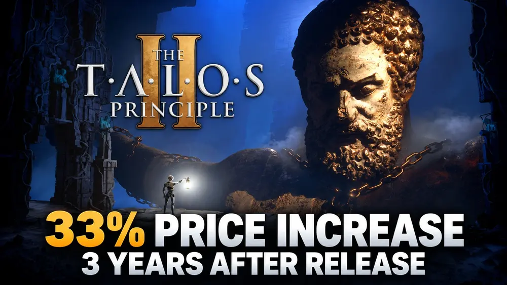 Спустя почти три года после выхода The Talos Principle 2 подорожала в Steam на 33%, что вызвало неоднозначную реакцию
