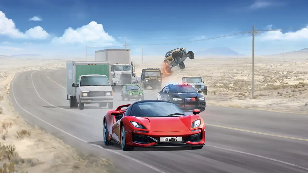 В BeamNG.drive можно отправиться в кругосветное путешествие - мод воссоздаёт Землю в масштабе 1:1