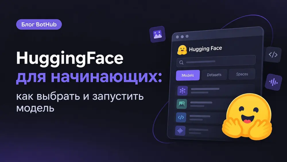 HuggingFace для начинающих: как выбрать и запустить модель
