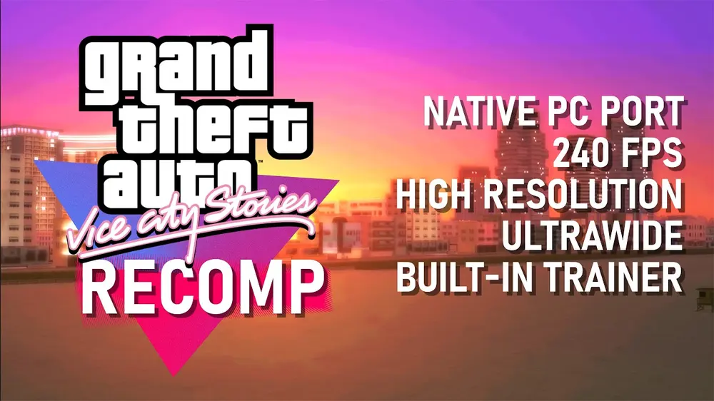 Эмулятор больше не нужен - GTA: Vice City Stories получила нативный ПК-порт благодаря статической рекомпиляции