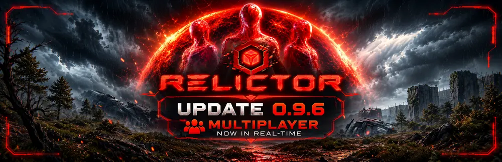 Relictor получил крупное обновление 0.9.6 с мультиплеером и переработанным интерфейсом