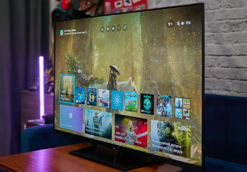 Что умеет современный умный 4K-телевизор от Сбера за 45 тысяч рублей?