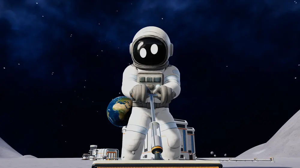 В Steam набирает обороты Moon Sweepers - безумный симулятор очистки Луны зубной щеткой привлек более 36 тысяч игроков