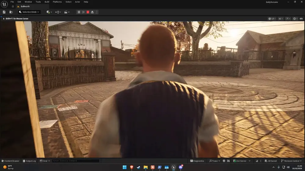 Энтузиаст выпустил демоверсию фанатского ремейка Bully на движке Unreal Engine 5.8