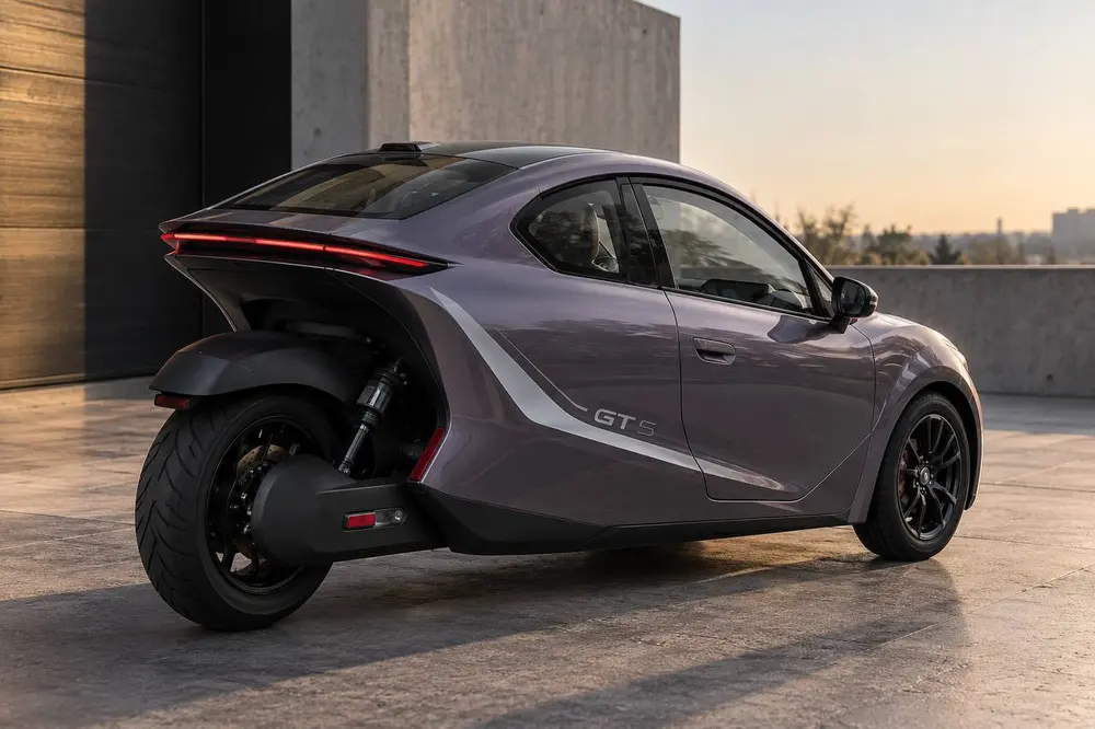 В Китае изобрели трехколесный автомобиль Telufu GT5