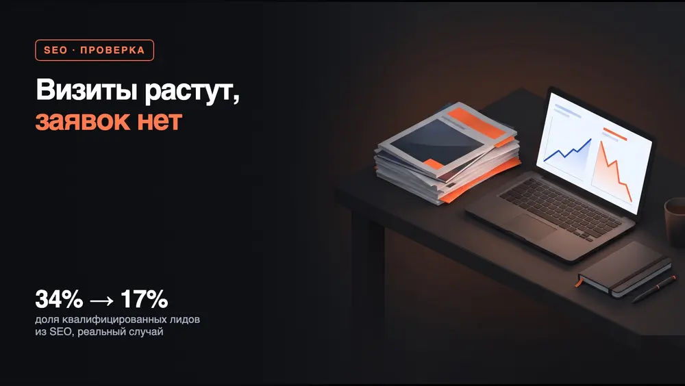 Визиты растут, заявок нет: как я проверяю работу SEO-подрядчика