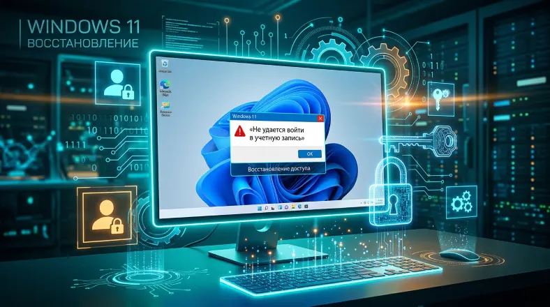 Восстановление учетной записи в Windows 11