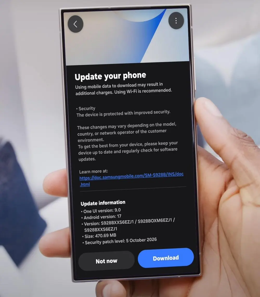 Разряжаться станет медленнее? Samsung выпустила октябрьское обновление для Galaxy S24 Ultra