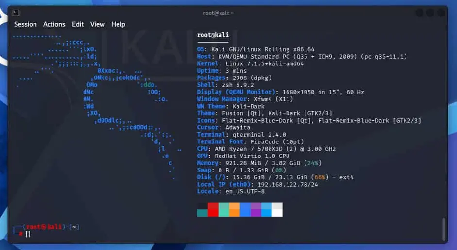 Вышел дистрибутив для пентестеров Kali Linux 2026.3
