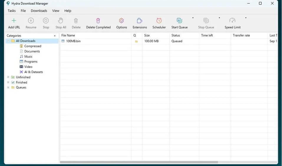 Представлен открытый мультиплатформенный менеджер загрузок Hydra Download Manager (HDM)