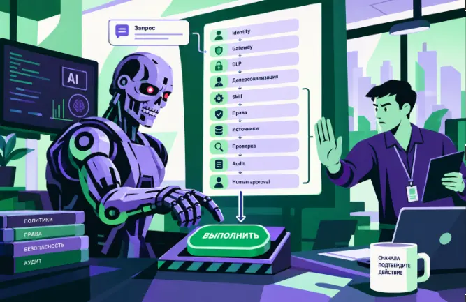 Как мы строим безопасную on-prem AI-платформу для корпоративных AI-агентов