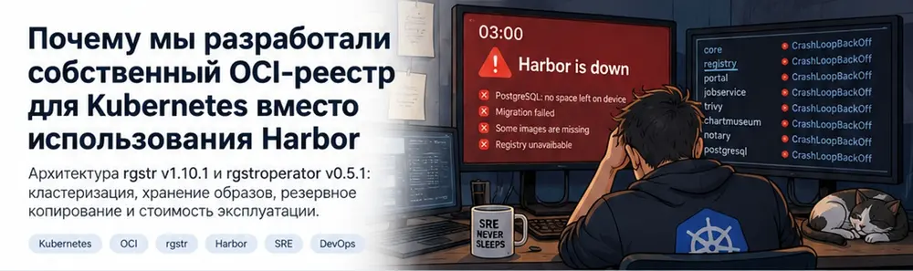 RGSTR: Экономим ресурсы кластера и время SRE: зачем нам нужен декларативный OCI-реестр с нативными бэкапами в S3