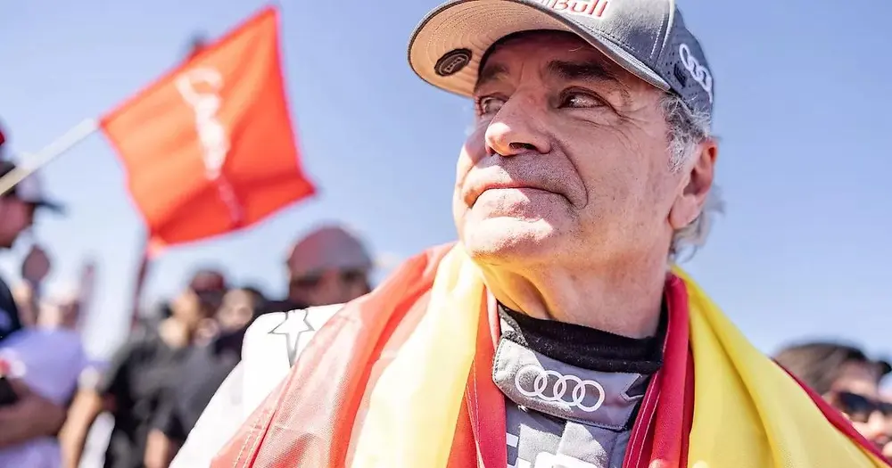 Сайнс-старший опробует машину WRC последнего поколения