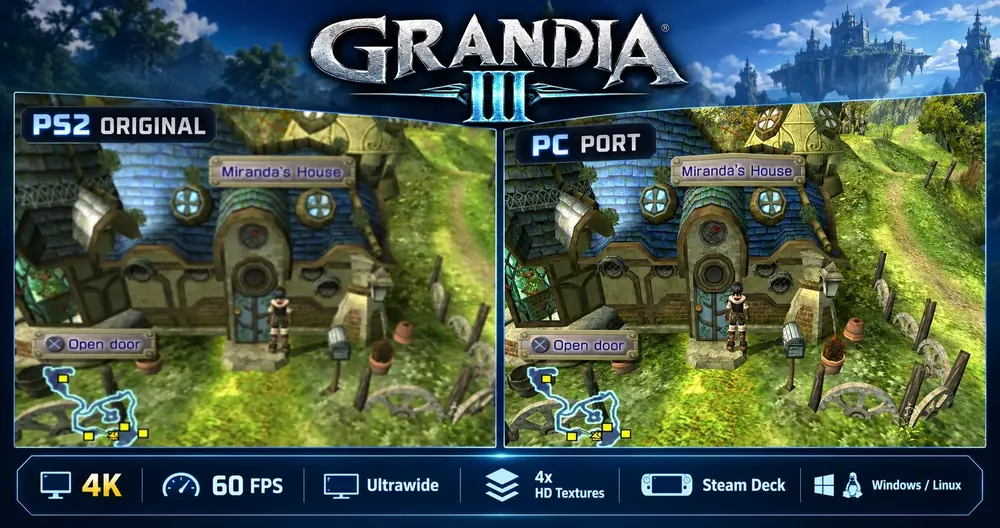 Культовую JRPG Grandia III для PlayStation 2 перенесли на ПК с помощью статической рекомпиляции