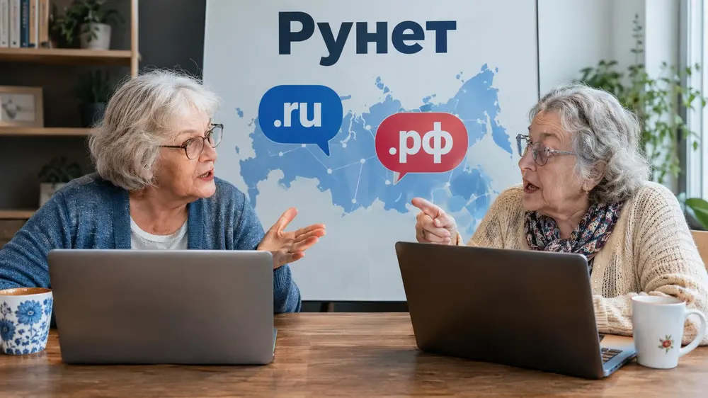 Кириллица теснит латиницу: .рф обогнал .ru по росту