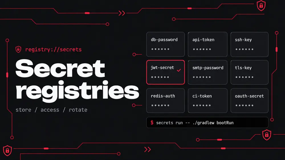 Хранение секретов (Secret registries)