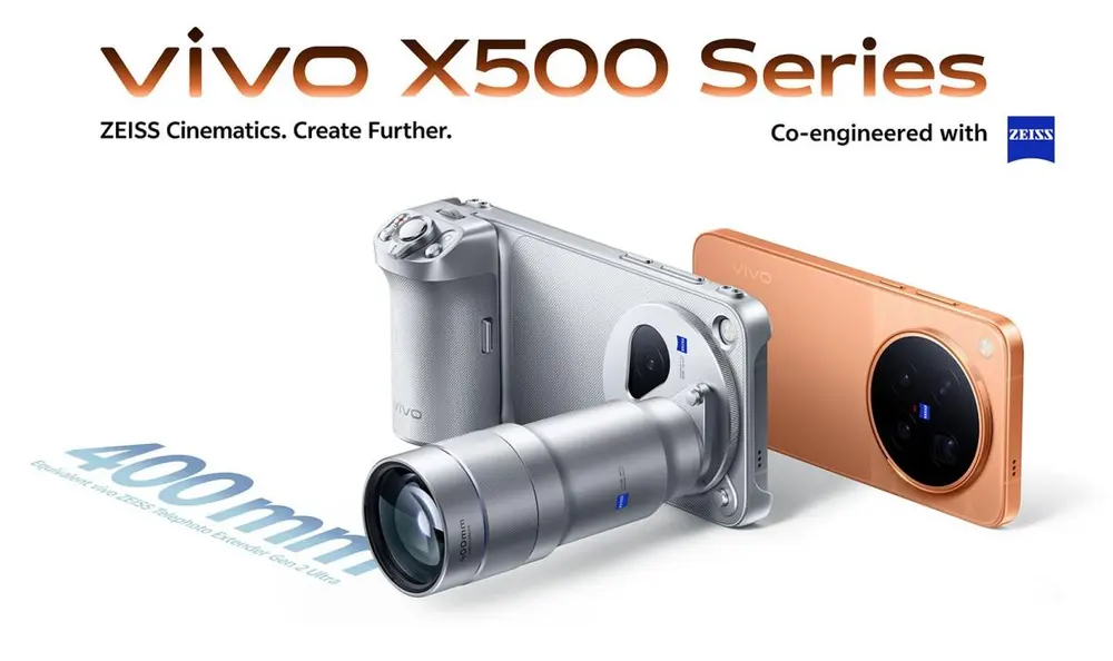 Камера Zeiss с 200-мегапиксельным телевиком, Dimensity 9600 Pro, 7800 мА·ч, 90 Вт. Vivo X500 Pro Max вышел на глобальный рынок с ценой $1490