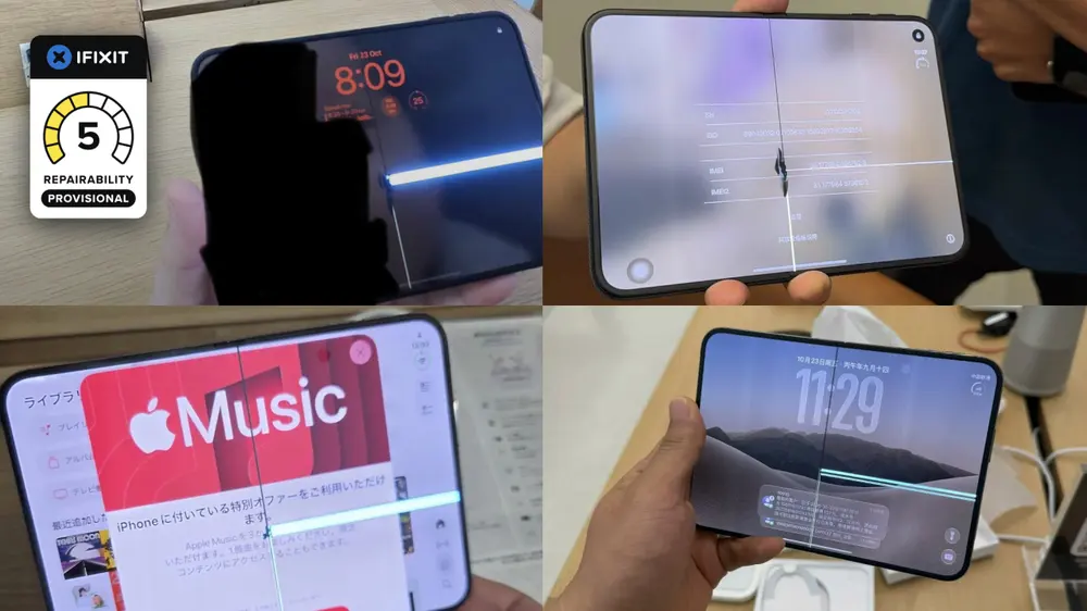 iFixit: причиной массовых поломок дисплея iPhone Duo может быть конструкция шарнира