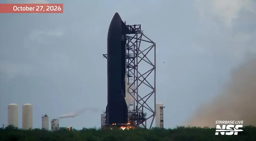 SpaceX зажгла все шесть двигателей Starship S42 — космический корабль готовят к 15-му полету