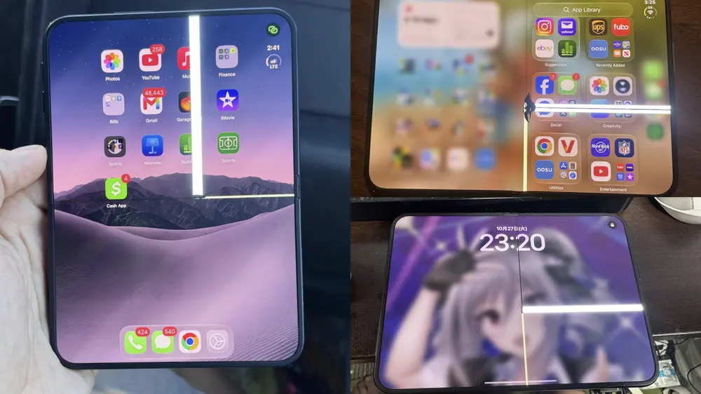 Apple признала проблему с дисплеем складного iPhone Duo