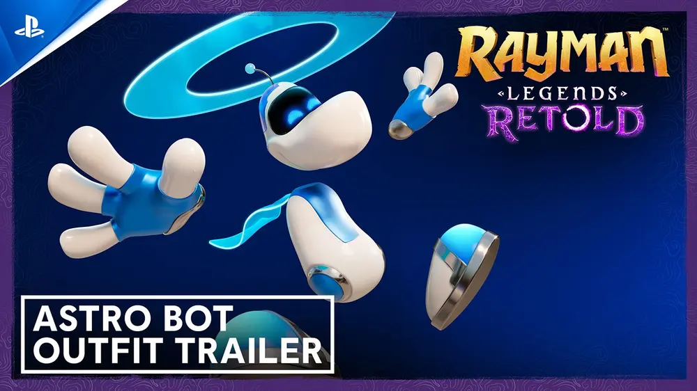 В Rayman Legends Retold на PS5 появится облик в стиле Astro Bot