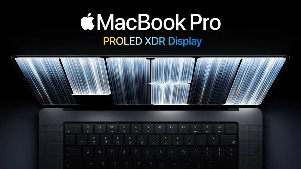 Apple представила первый MacBook Pro с сенсорным экраном - с OLED, Dynamic Island и возвращением светящегося логотипа