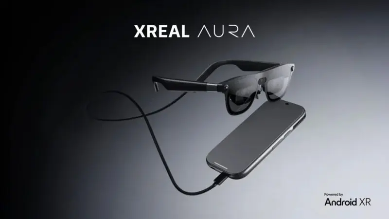 Xreal представила Aura — лёгкие очки на Android XR с Gemini, приложениями и ценой от $1279